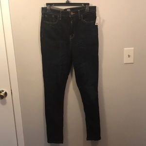 High waist skinny BDG jeans dark wash